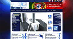 Desktop Screenshot of mecmesin.com.pt