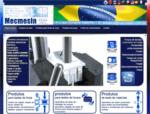 Tablet Screenshot of mecmesin.com.br