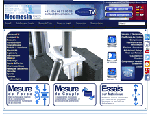 Tablet Screenshot of mecmesin.fr